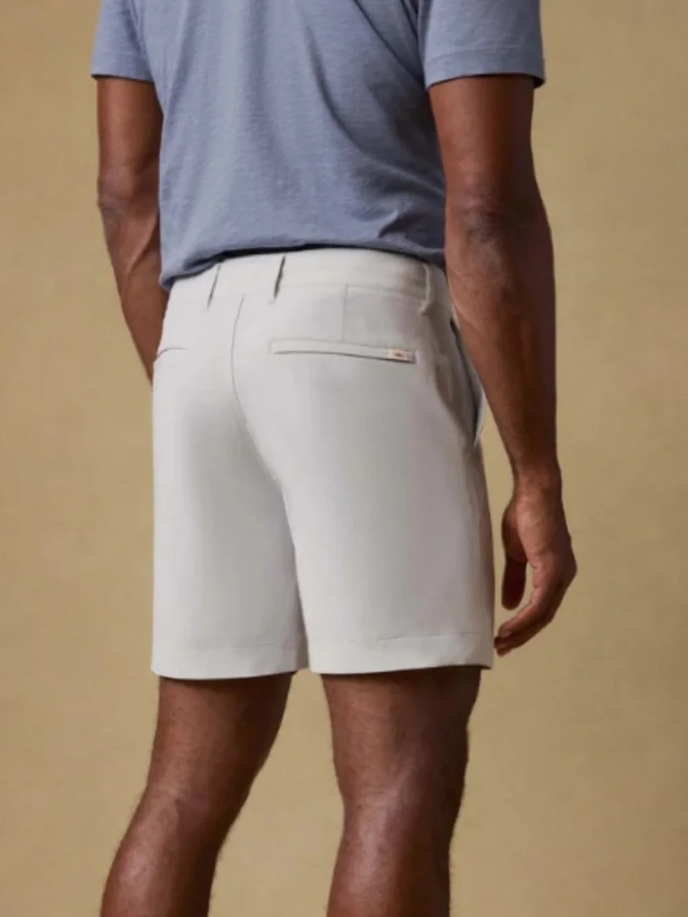 Faherty All Day Shorts 7” Inseam Stone Gray Size 38